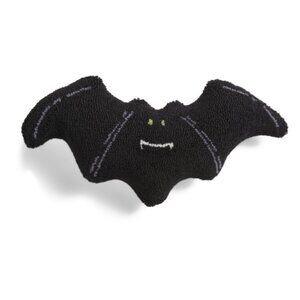 Boucle Bat Throw Pillow 11x 22in